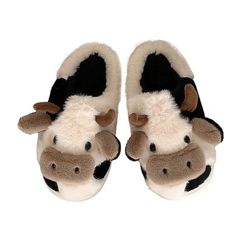 Cow Plush Slippers