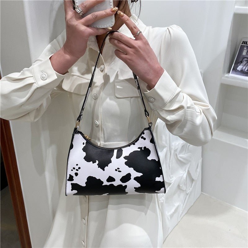 Cow Print Women Handbag