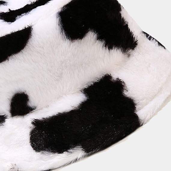 Fluffy Cow Hat for Women